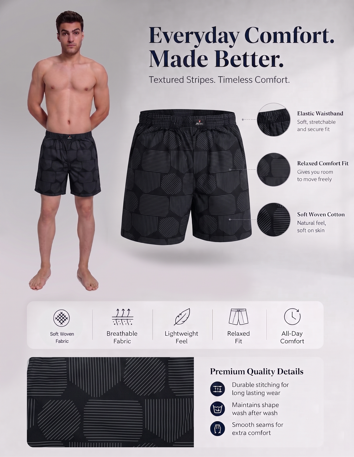 BOXER - DARK BLACK