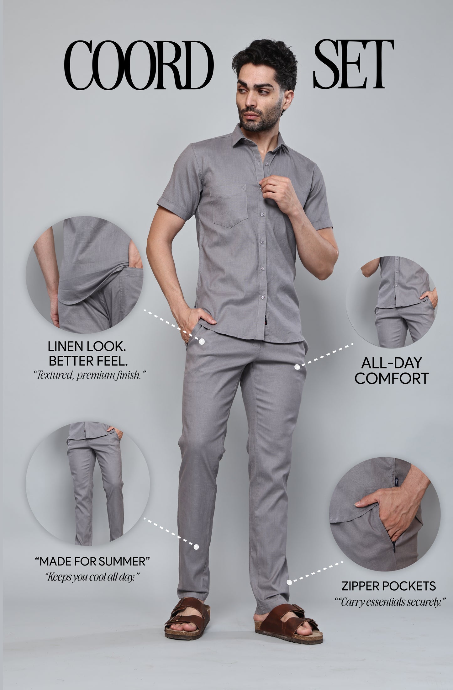 Coord Set - Flint Gray