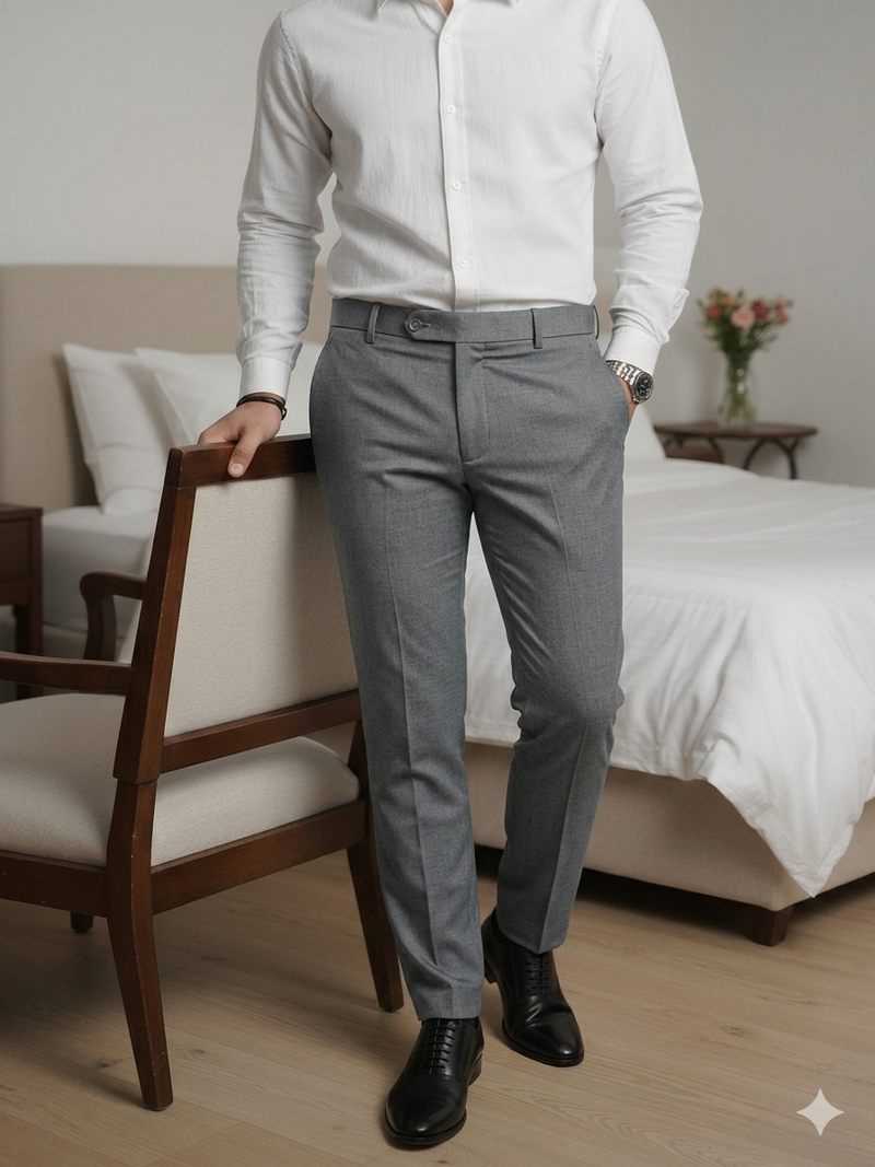 Move Ease Flexi Trousers - Antracite Silver