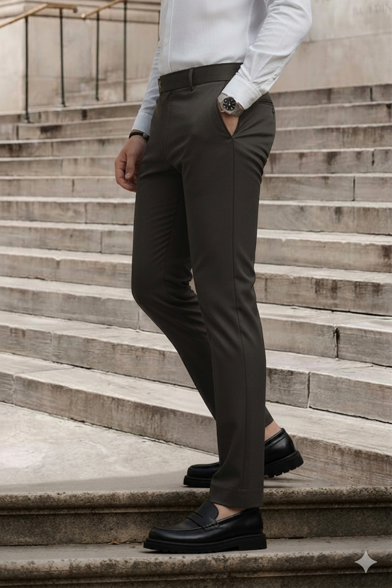 Move Ease Flexi Trousers - Autumn Brown