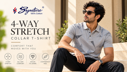 What Is a 4-Way Stretch T-Shirt? A Simple Guide for Indian Men