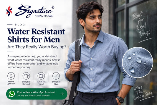 Water Resistant Shirt for Men: Are they really wroth buying?