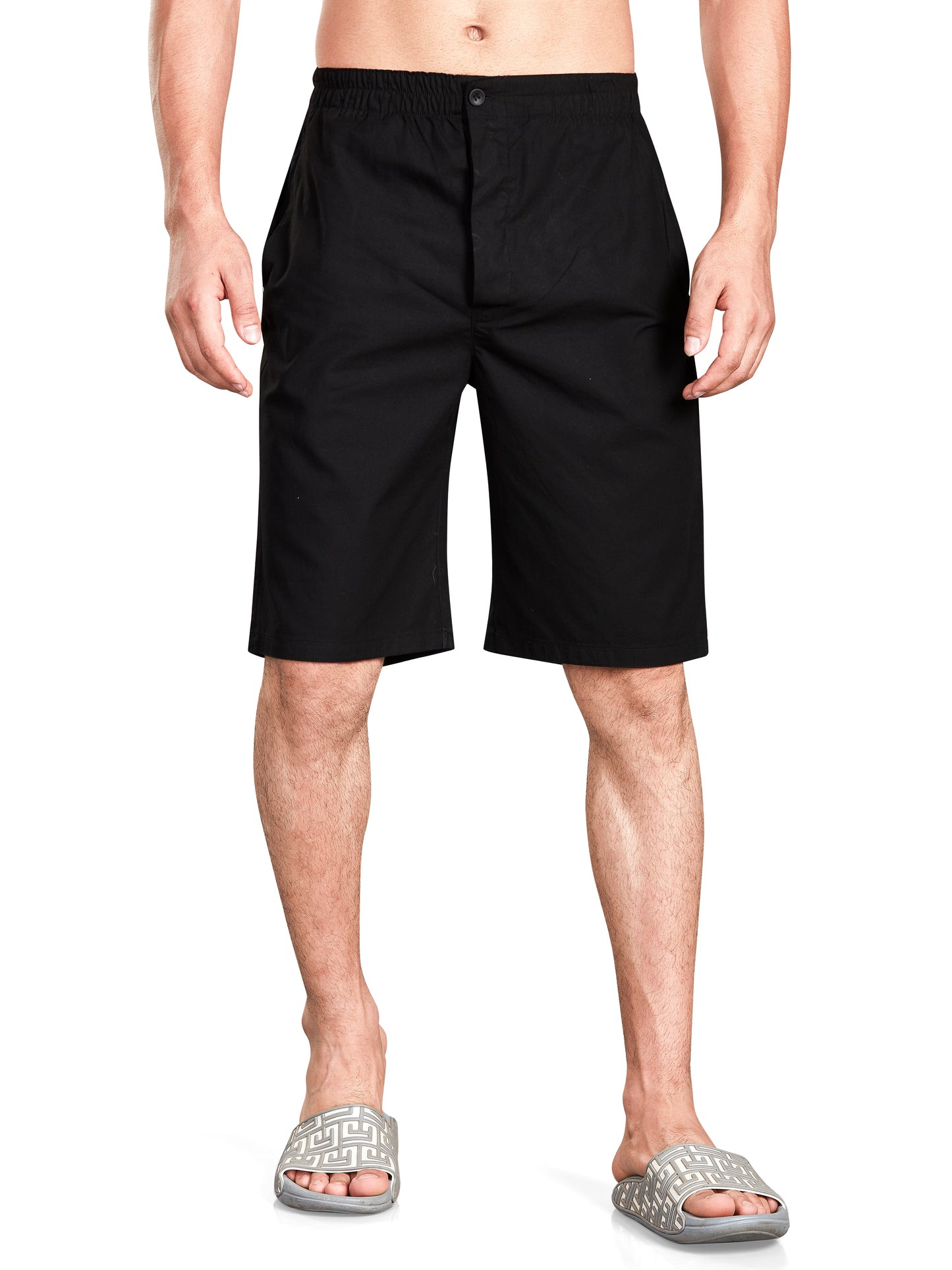 Black 3/4th Shorts for Men