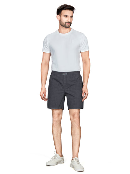 Small Checks Box Style Shorts for men