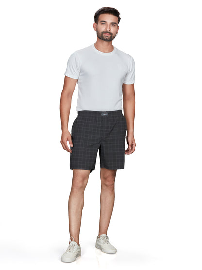 Box Checked Shorts for Men