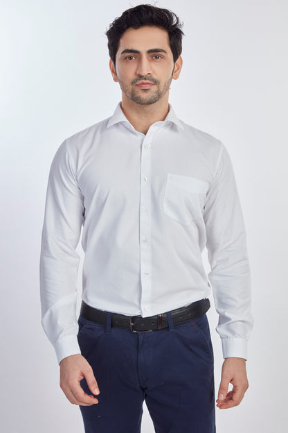 White Satin Shirt