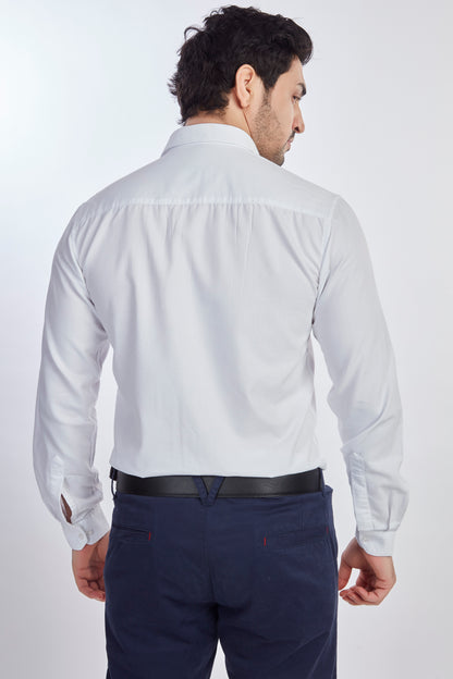 White Satin Shirt