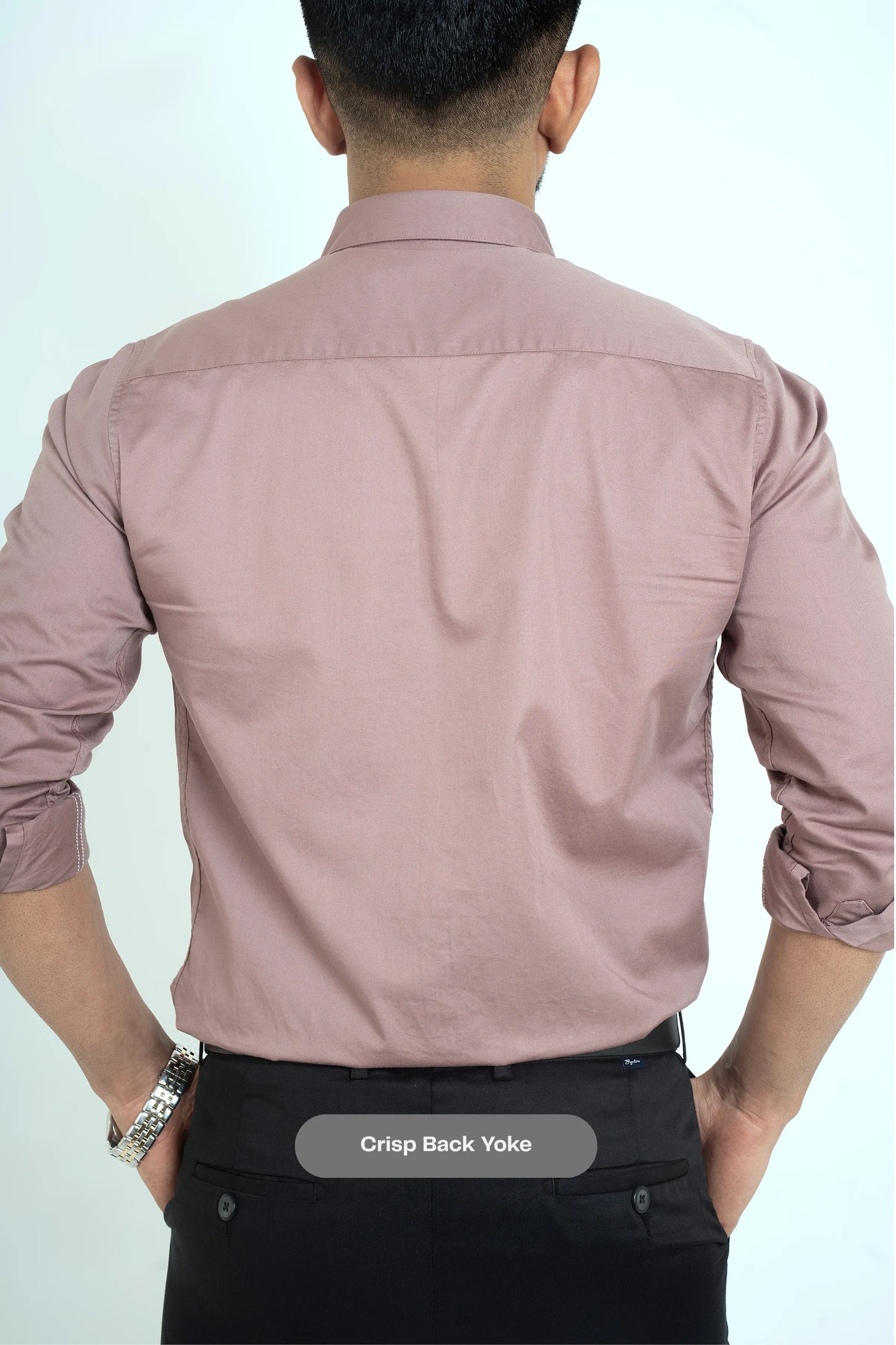Workflow Cotton Satin Solid Shirt
