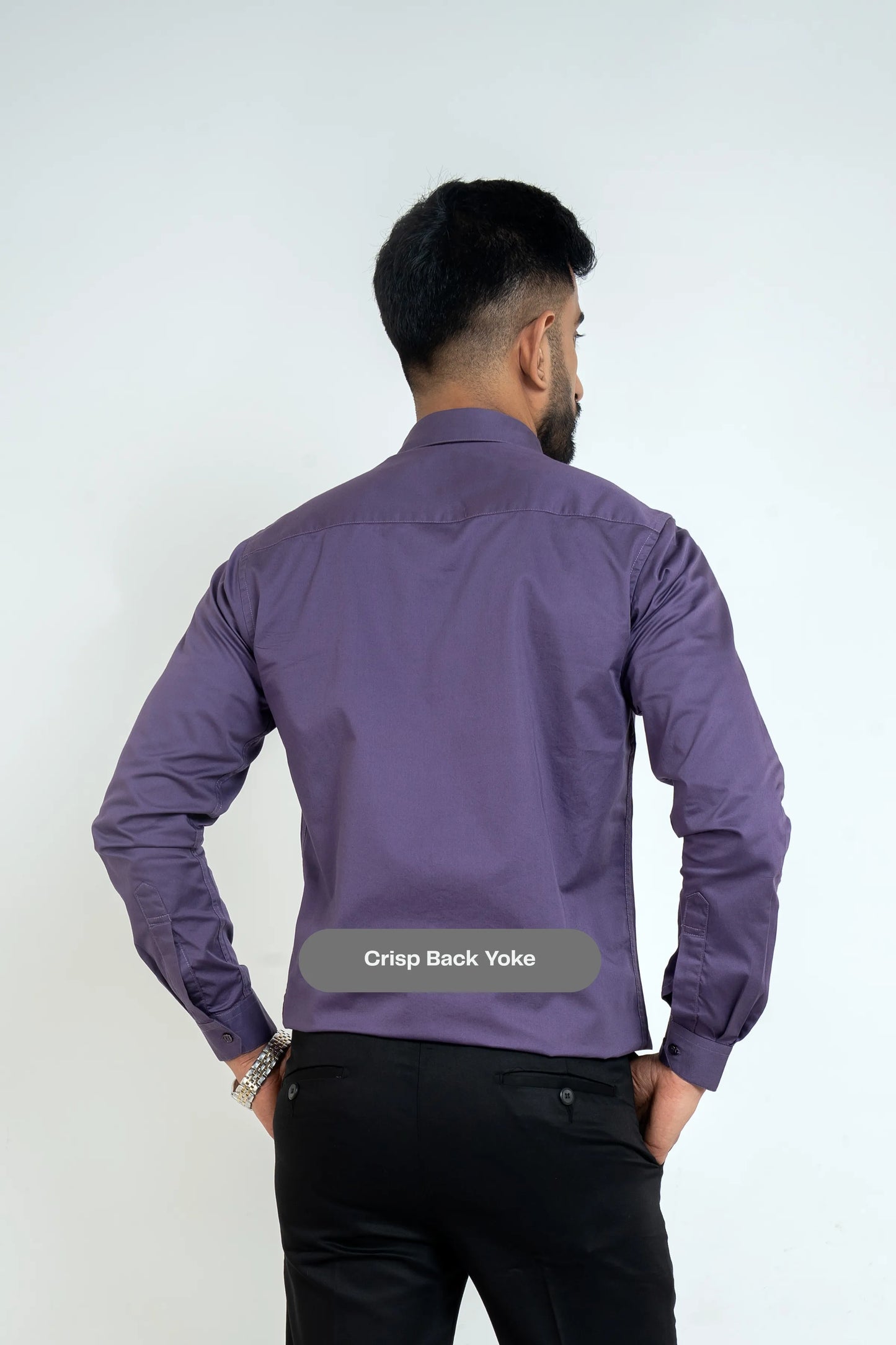 Workflow Cotton Satin Solid Shirt