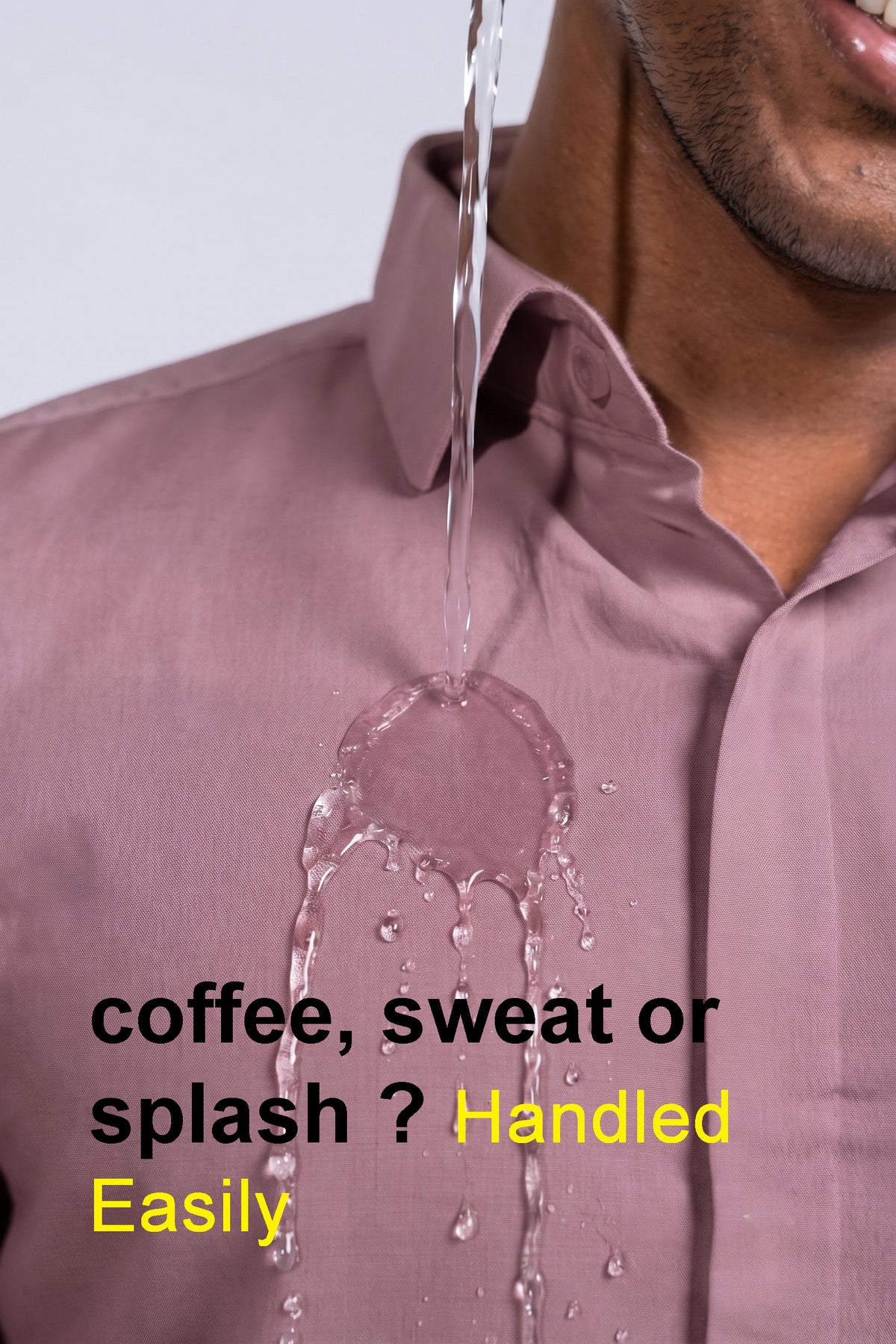 Workflow Water Resistant Solid Shirt - Dusky Rose