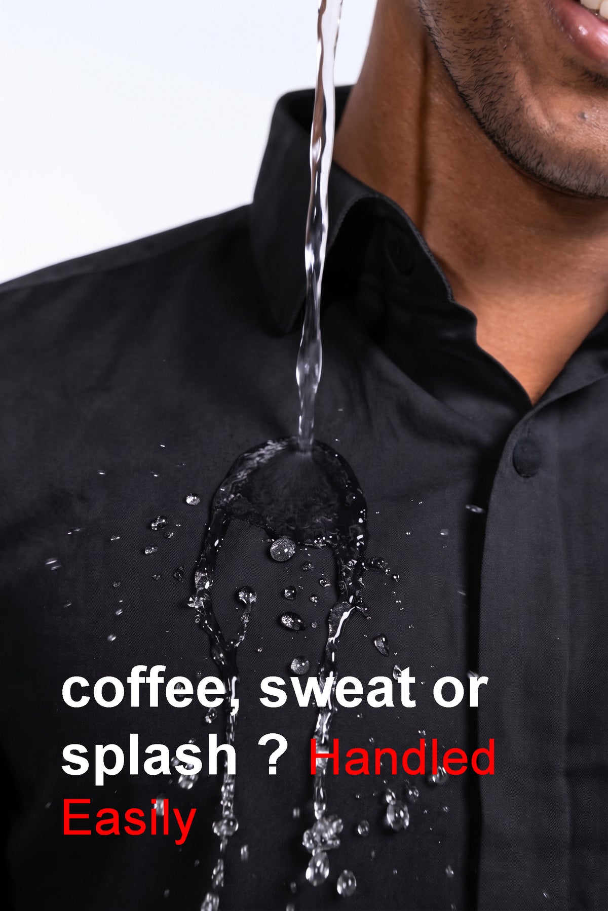 Workflow Water Resistant Solid Shirt - Black