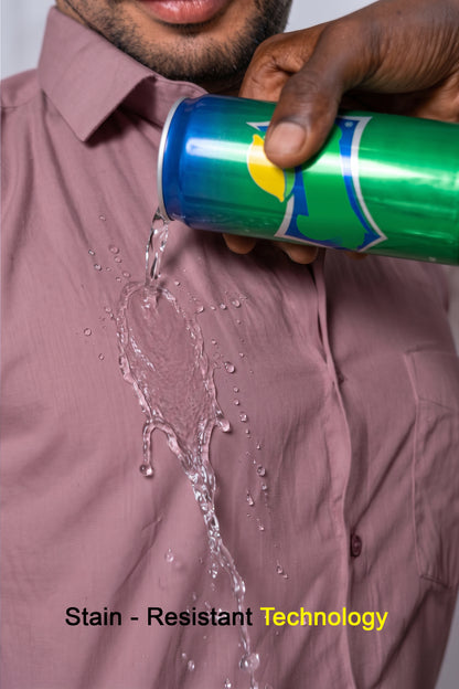 Workflow Water Resistant Solid Shirt - Dusky Rose