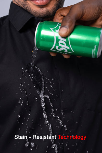 Workflow Water Resistant Solid Shirt - Black