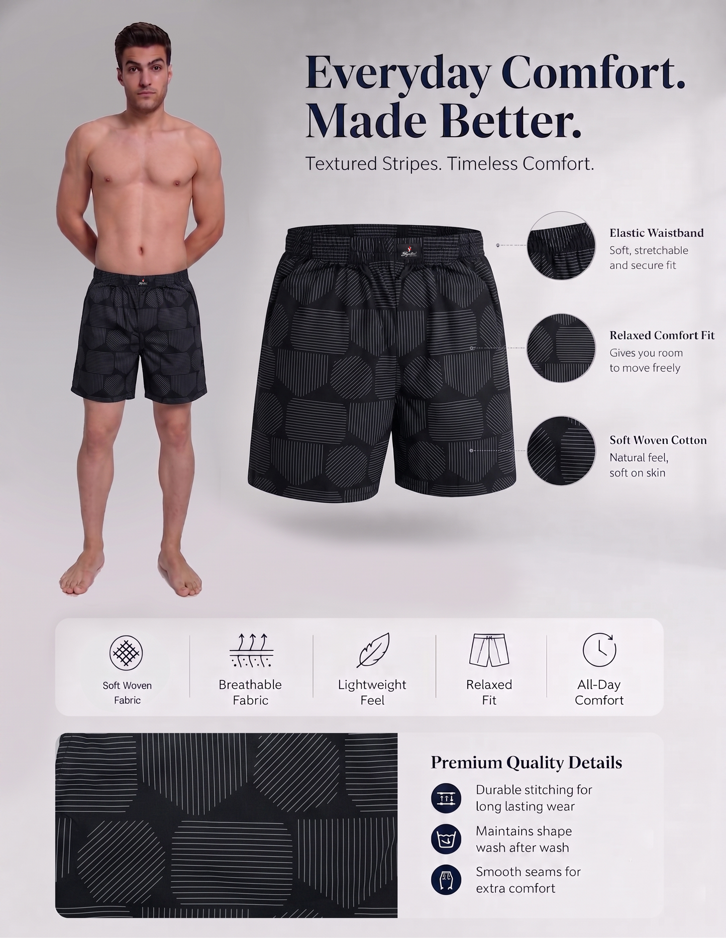 BOXER - DARK BLACK