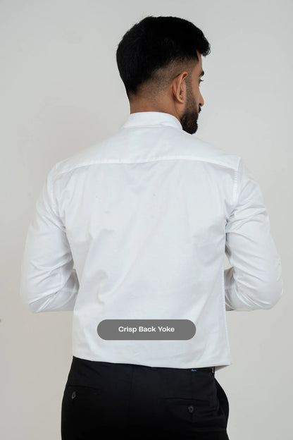 Workflow Cotton Satin Solid Shirt
