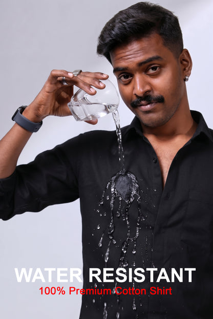 Workflow Water Resistant Solid Shirt - Black