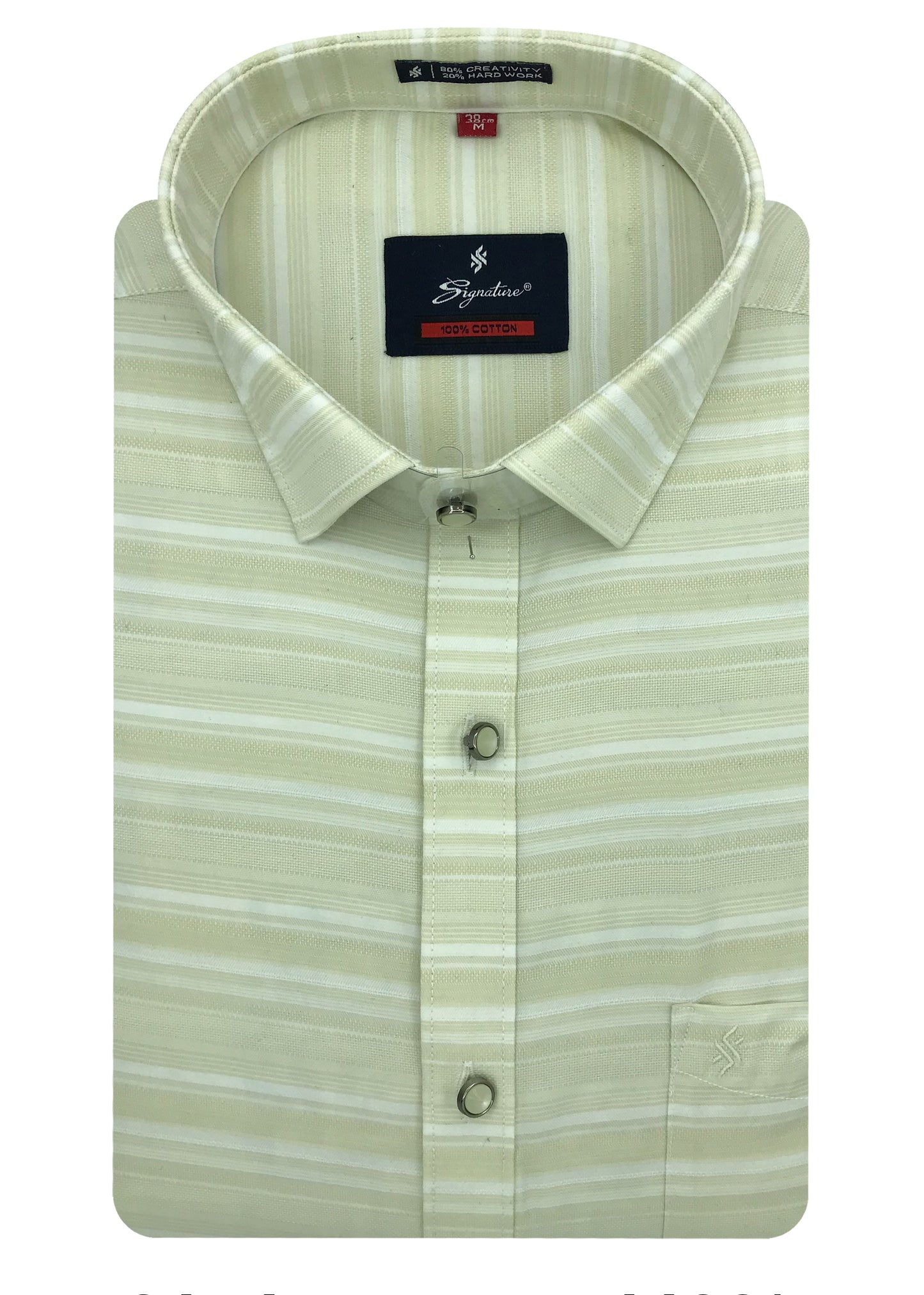 Cotton  Stripe Comfort Fit Casual Shirt