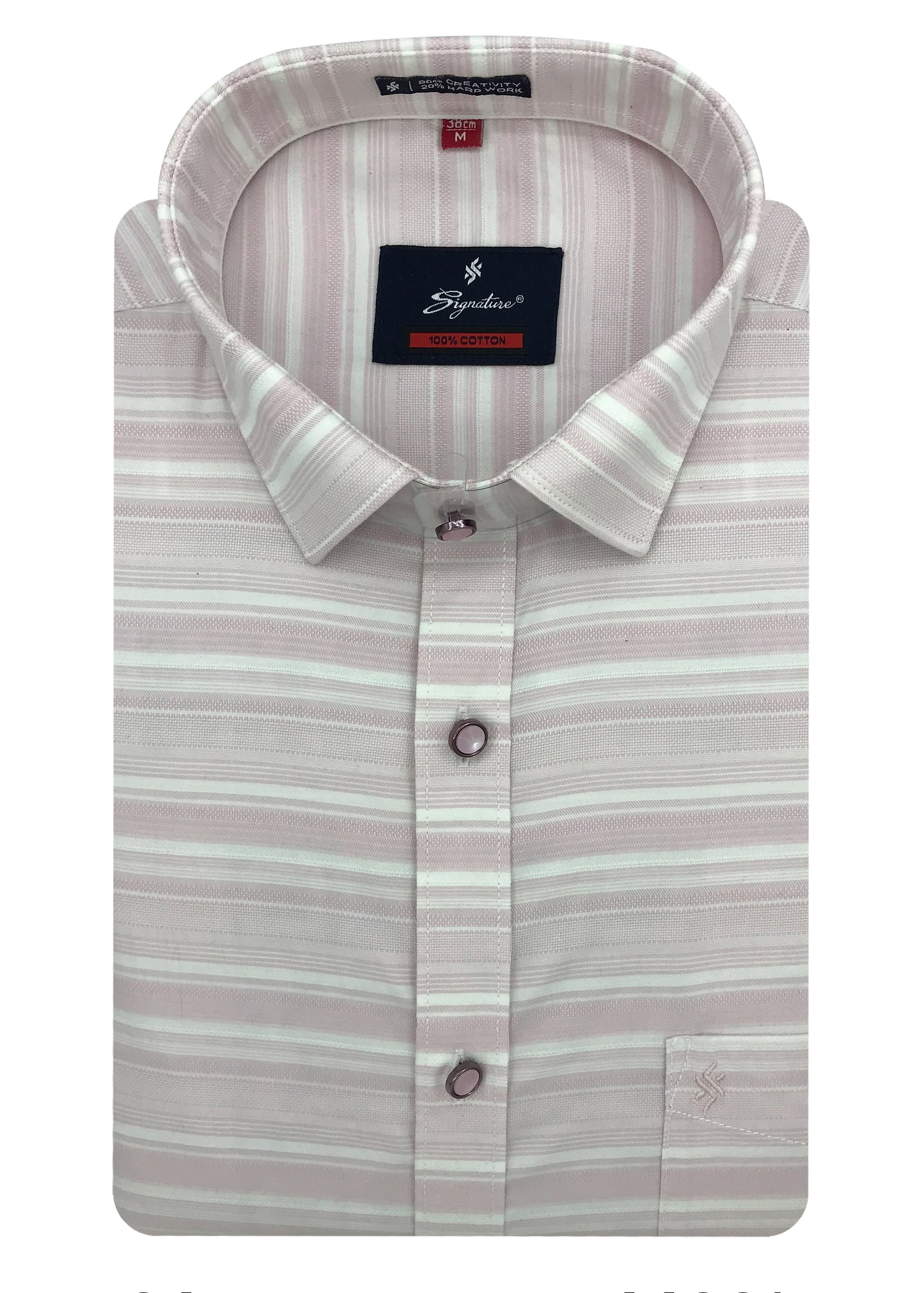 Cotton  Stripe Comfort Fit Casual Shirt