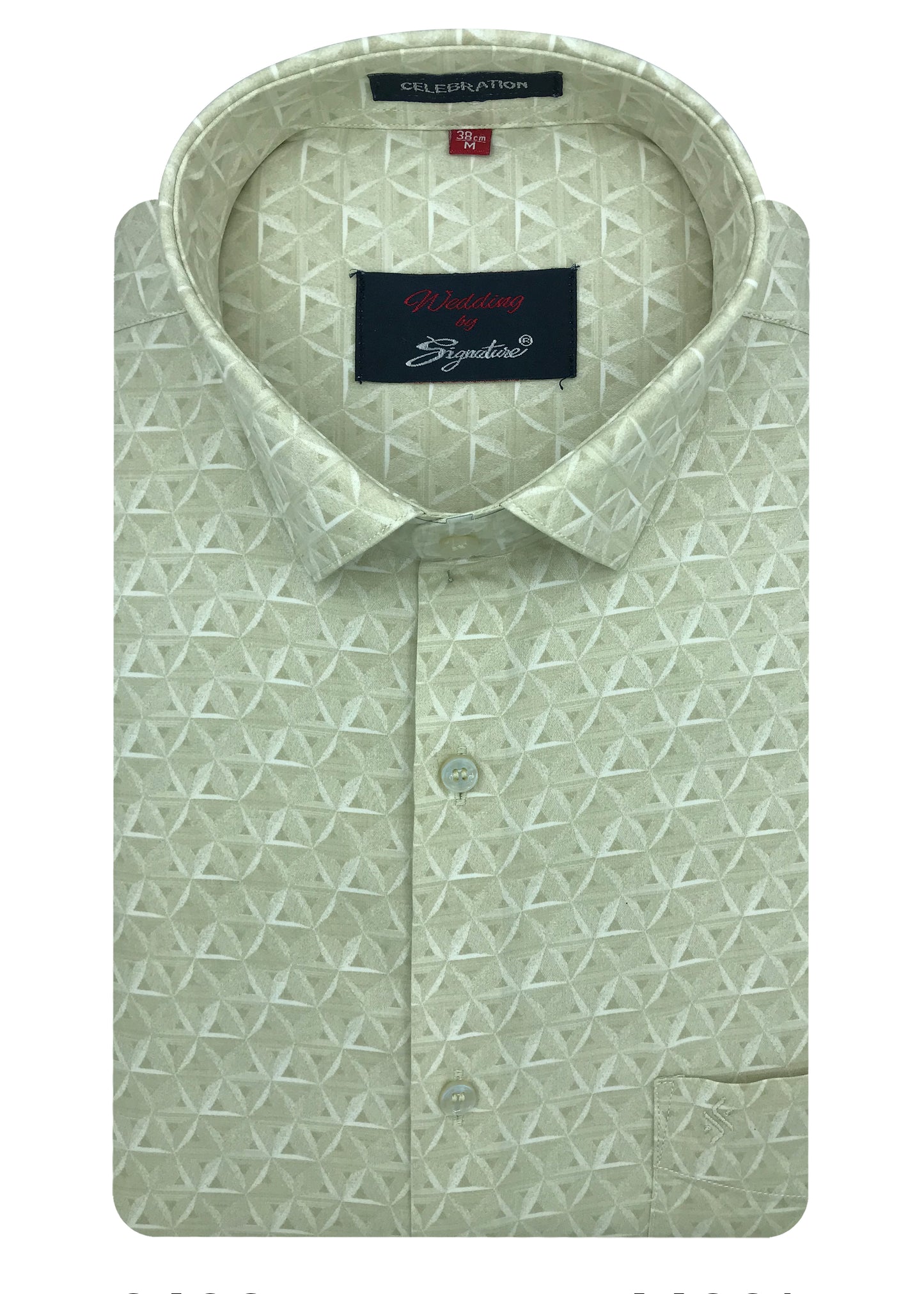 Ethnic Motif Printed Pure Cotton Formal Shirt