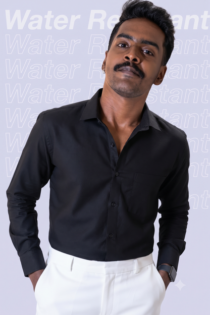 Workflow Water Resistant Solid Shirt - Black