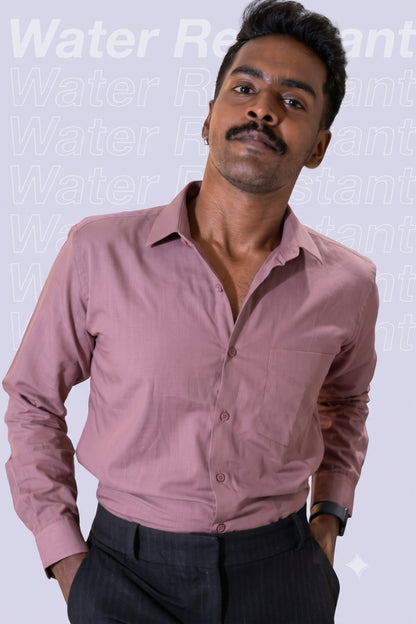 Workflow Water Resistant Solid Shirt - Dusky Rose