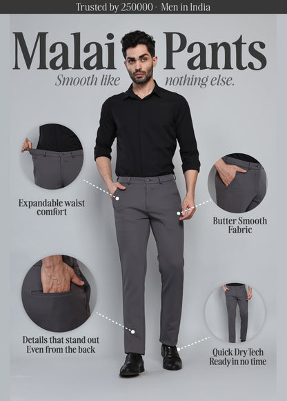 Malai Pant - Slate Gray