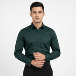 Workflow Cotton Satin Solid Shirt