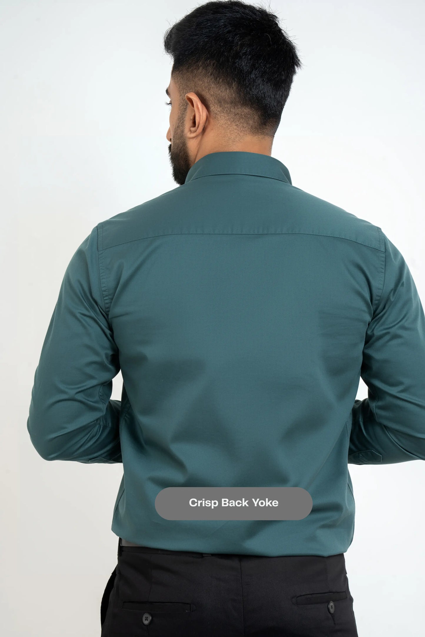 Workflow Cotton Satin Solid Shirt