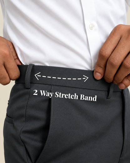 Workflow Pants - Ash Grey  (2 Way Stretch Band)