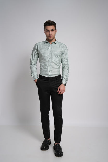 Pastel Workflow Cotton Solid Shirt - 8363