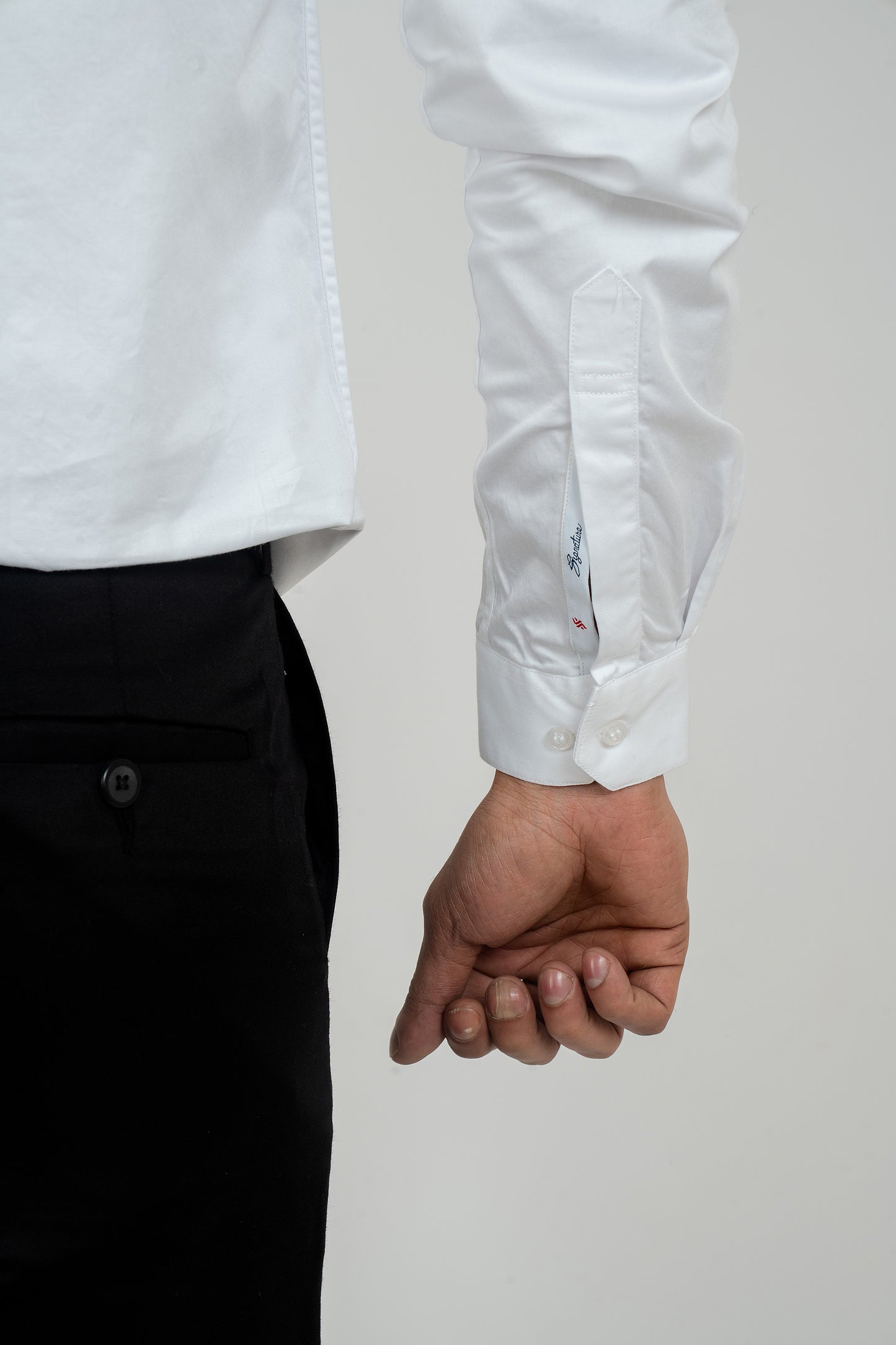 White Workflow Water Resistant Solid Shirt