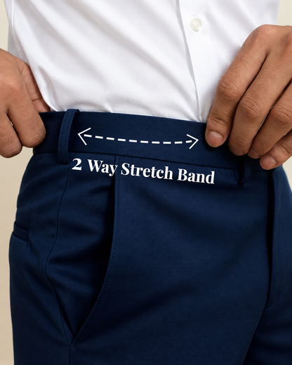 Workflow Pants - Dark Blue (2 Way Stretch Band)