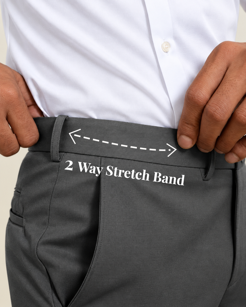 Workflow Pants - Dark Gray (2 Way Stretch Band)
