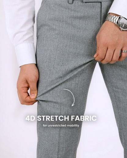 Move Ease Flexi Trousers - Antracite Silver