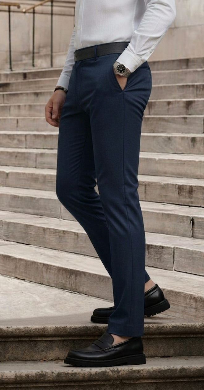 Move Ease Flexi Trousers -Indigo Blue