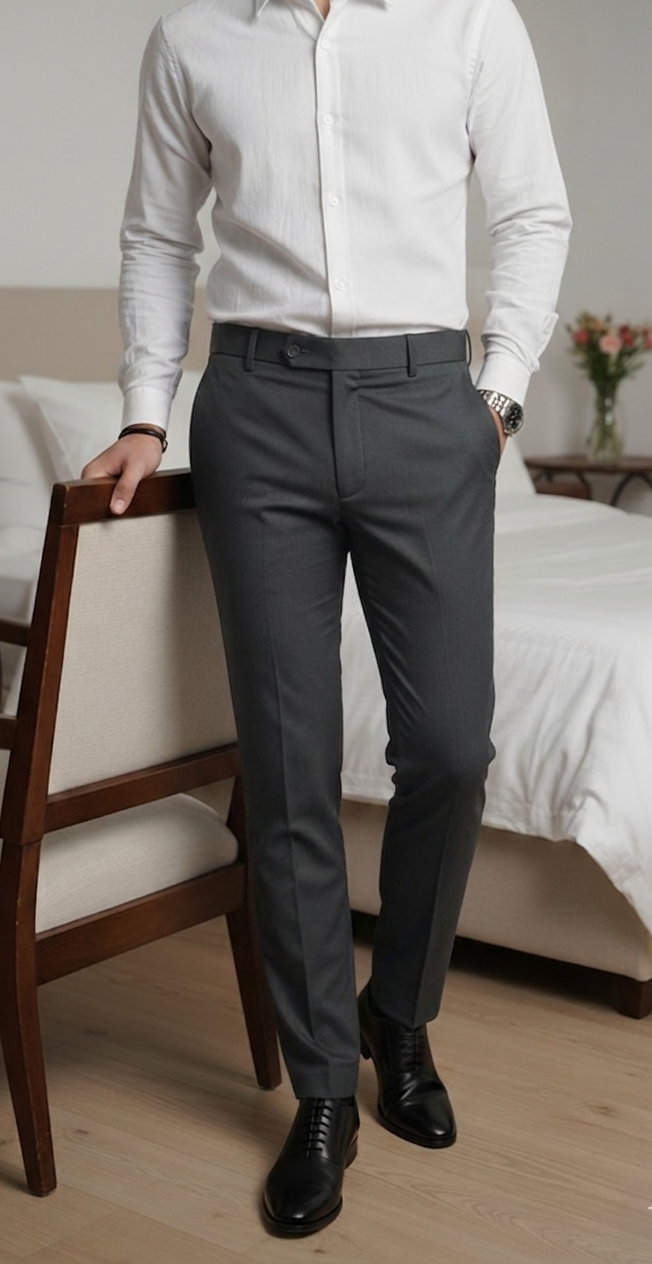 Move Ease Flexi Trousers - Ash Grey