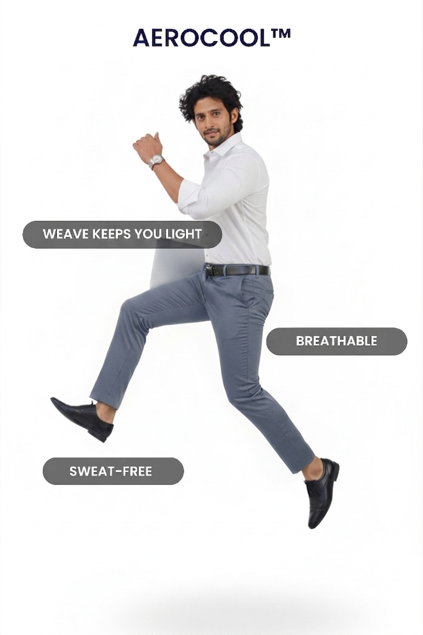 Move Ease Flexi Trousers - Shadow Blue
