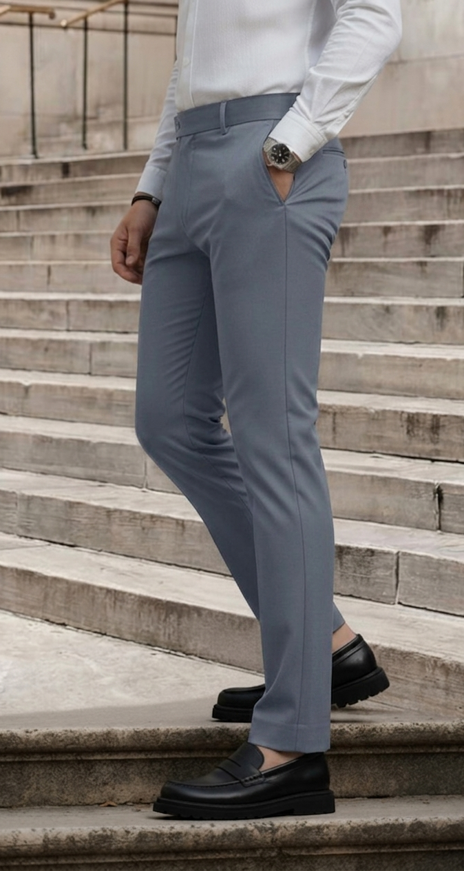 Move Ease Flexi Trousers - Shadow Blue