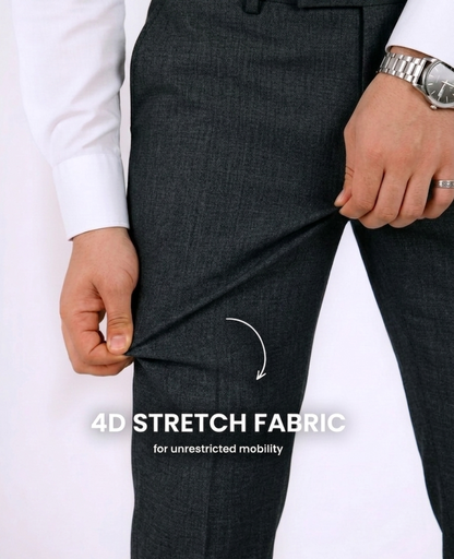 Move Ease Flexi Trousers - Carbon Blue