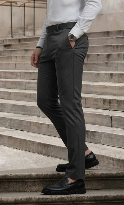 Move Ease Flexi Trousers - Slate Brown