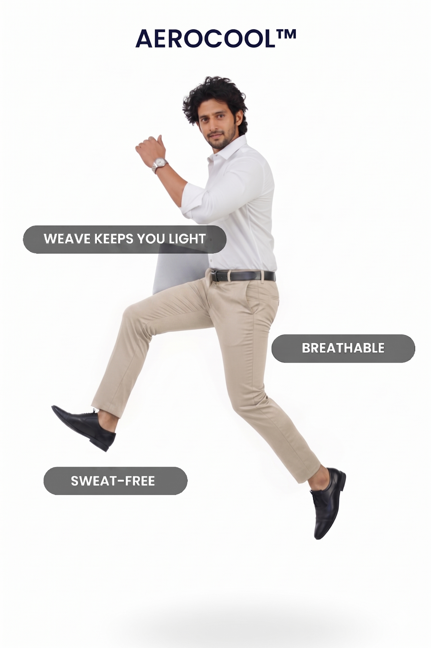 Move Ease Flexi Trousers -Coffee Brown