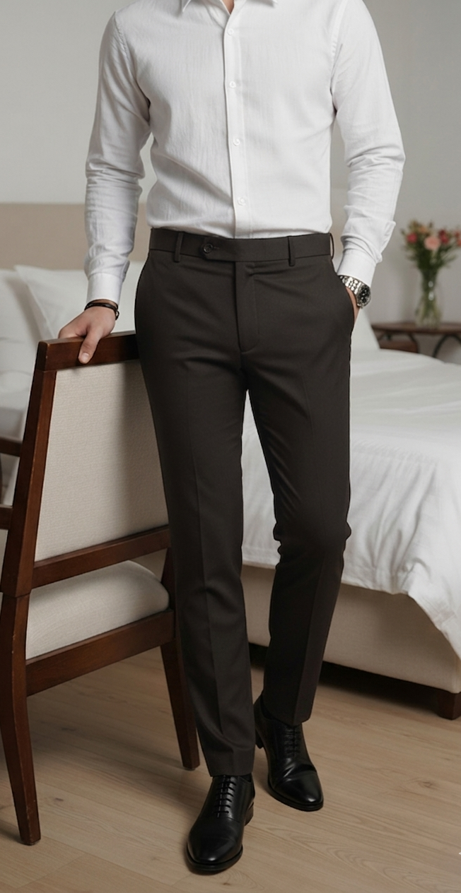 Move Ease Flexi Trousers - Autumn Brown