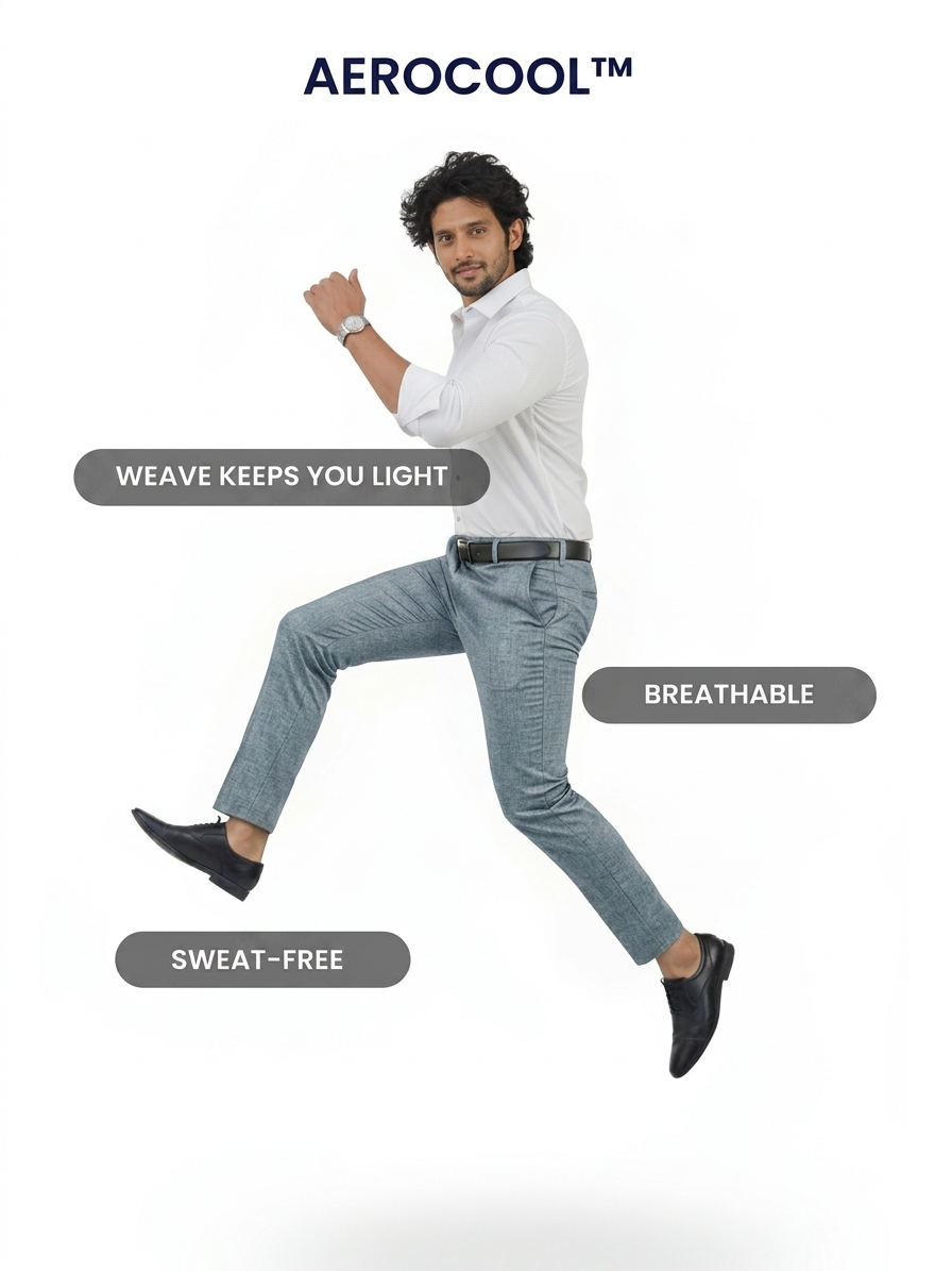 Move Ease Flexi Trousers - Antracite Silver