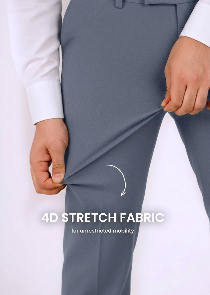 Move Ease Flexi Trousers - Shadow Blue