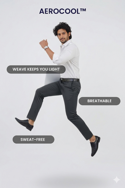 Move Ease Flexi Trousers - Ash Grey