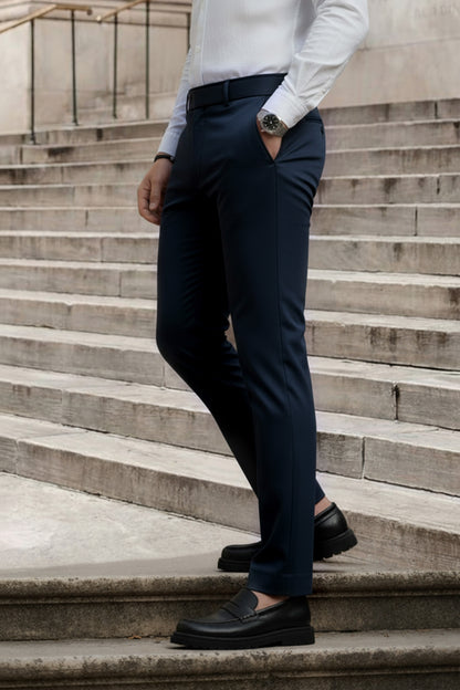 Move Ease Flexi Trousers - Navy Blue