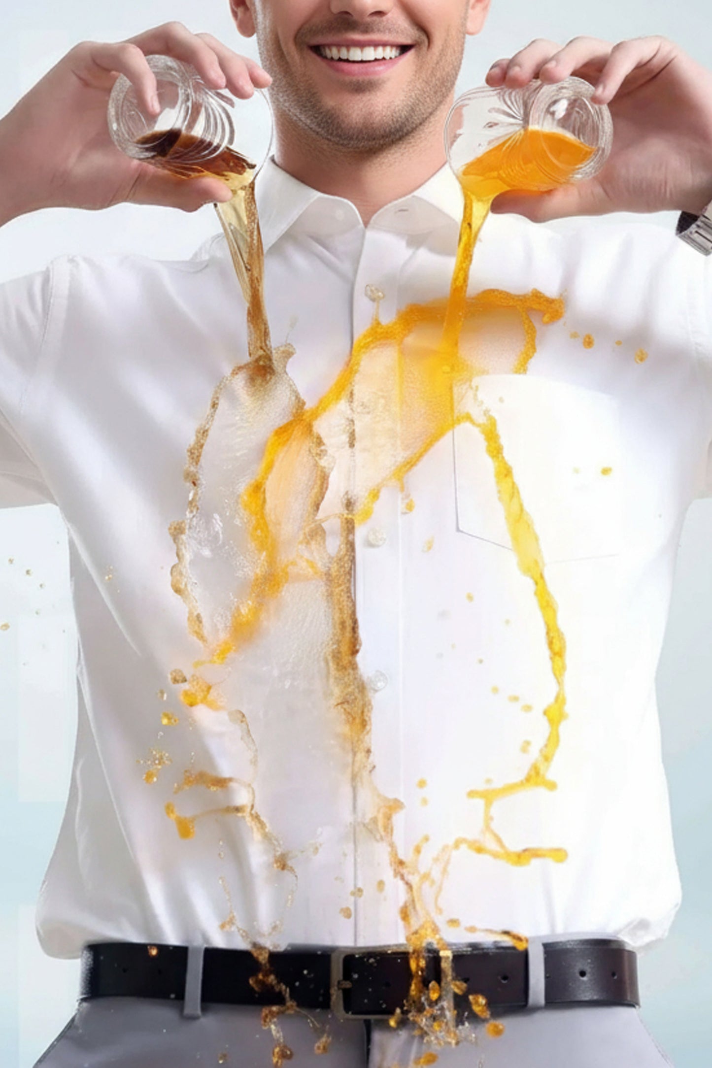 White Workflow Water Resistant Solid Shirt