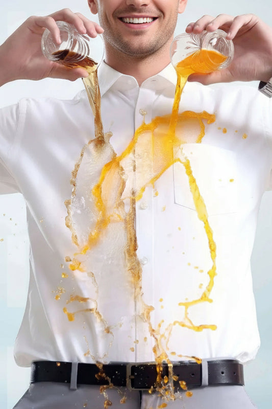 White Workflow Water Resistant Solid Shirt