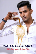 White Workflow Water Resistant Solid Shirt