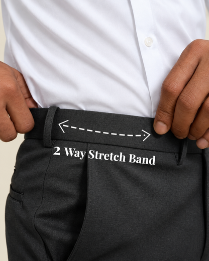 Workflow Pants - Slate Brown (2 Way Stretch Band)